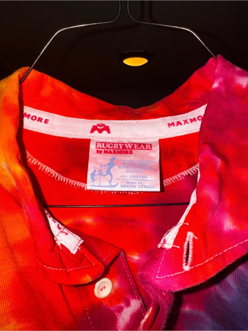 Vintage Tie-Dye rugby polo - Picture 3 of 3